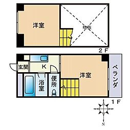 BS1 2Kの間取図画像