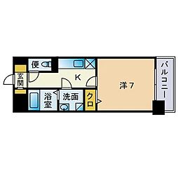 間取図画像 1K