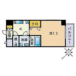 間取図画像 1K