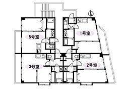 ベリーノ藤崎南 1LDKの間取図画像