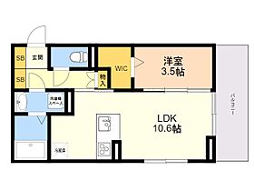 トリシア博多麦野　壱番館 302 ｜ 福岡県福岡市博多区麦野２丁目16番12号（賃貸アパート1LDK・3階・35.60㎡） その2