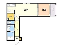 （仮称）Ｃｈｅｒｉｍ春日駅前ＷＥＳＴ 3階1LDKの間取り