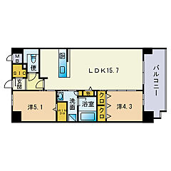 物件の間取り