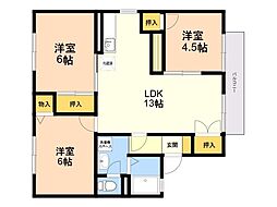 間取図画像 3LDK