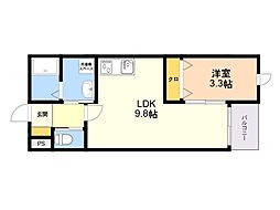間取図画像 1LDK