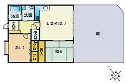 プレミアム2003 2LDKの間取図画像