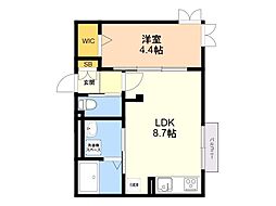 fort 3 1LDKの間取図画像