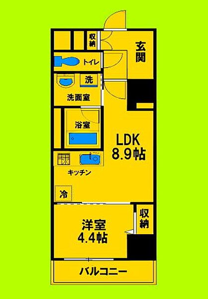 大阪府吹田市広芝町(賃貸マンション1LDK・6階・36.71㎡)の写真 その2