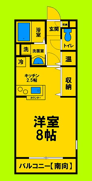 兵庫県尼崎市浜3丁目(賃貸アパート1K・2階・30.39㎡)の写真 その2