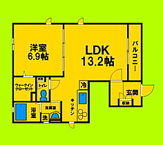 兵庫県尼崎市浜3丁目（賃貸アパート1LDK・1階・45.55㎡） その2