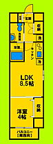 大阪府大阪市淀川区十三元今里1丁目（賃貸マンション1LDK・4階・34.51㎡） その2