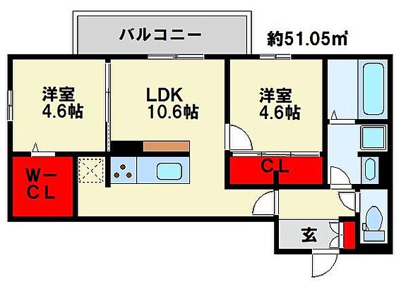MER行事B棟_間取り_0