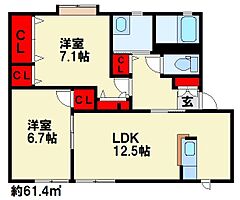 物件の間取り