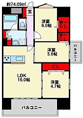 物件の間取り