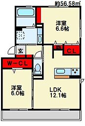 サンヒルズ守恒 2階/201