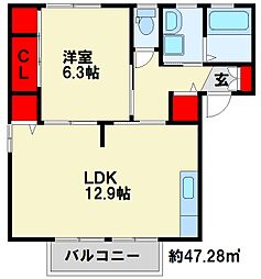 アイリス・HIRO　A棟 1階