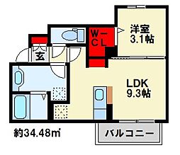 エスポワール モモ 1階/106
