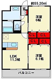 MIC行橋グランスクエア 5階/502