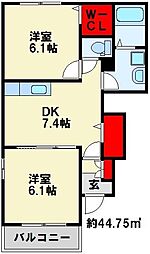 アンジュ A棟 1階