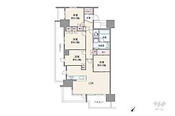 ルネ西宮仁川 4LDKの間取図画像