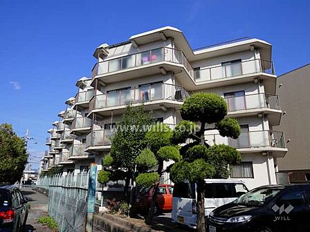 西宮門戸パークハイツの外観（南西側から）
