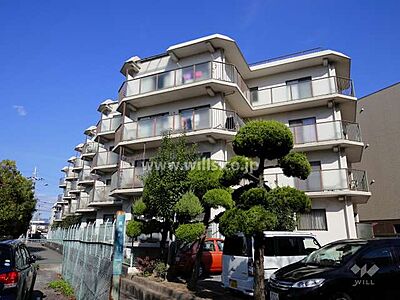 外観:西宮門戸パークハイツの外観(南西側から) 外観:西宮門戸パークハイツの外観(南西側から)