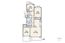 藤和ライブタウン仁川2 3LDKの間取図画像
