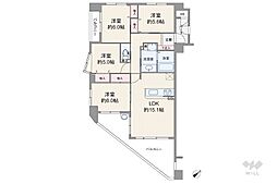 池田井口堂ラディアンス 4LDKの間取図画像