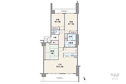 間取図画像 3LDK