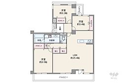 間取図画像 3LDK