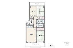 間取図画像 3LDK