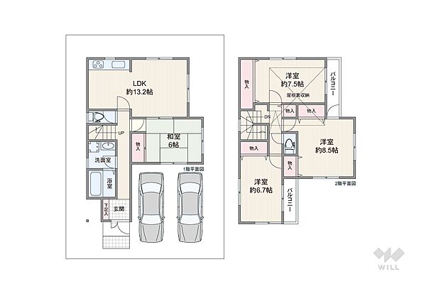 間取りを拡大表示