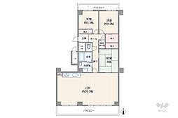 間取図画像 3LDK