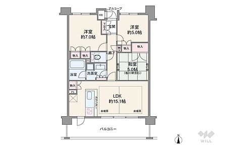 3LDK 間取り
