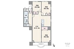 間取図画像 3LDK