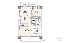 間取図画像 3LDK