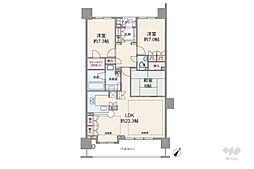 間取図画像 3LDK