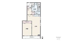 間取図画像 1LDK