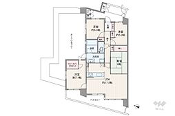 レジオンスクエア緑地公園2番館 4LDKの間取図画像