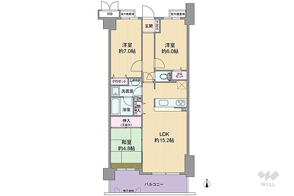 間取り パレ千里 1階/-
