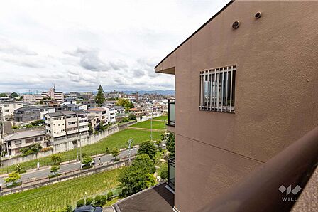 バルコニーからの眺め（西側北方向）［2026年7月11日撮影］