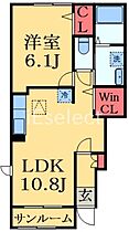 千葉県茂原市早野（賃貸アパート1LDK・1階・41.13㎡） その2