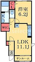 千葉県茂原市小林（賃貸アパート1LDK・1階・43.61㎡） その2