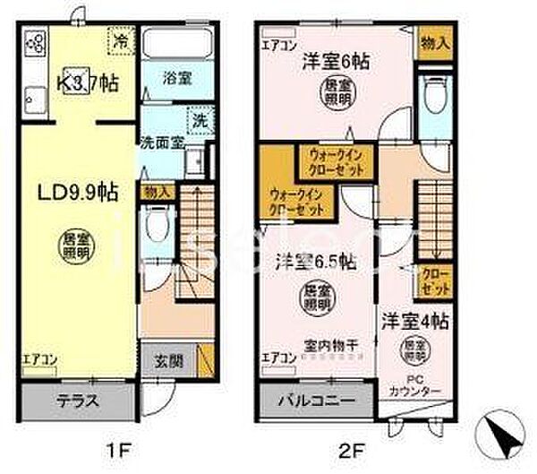 千葉県市原市東五所(賃貸アパート3LDK・1階・76.76㎡)の写真 その2