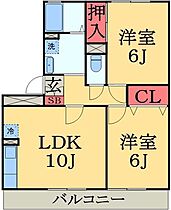 千葉県市原市五井西５丁目（賃貸アパート2LDK・3階・51.95㎡） その2