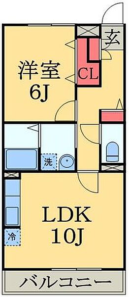 千葉県千葉市中央区村田町(賃貸アパート1LDK・3階・41.23㎡)の写真 その2