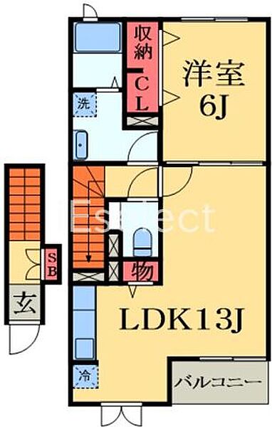 千葉県茂原市八千代３丁目(賃貸アパート1LDK・2階・49.17㎡)の写真 その2