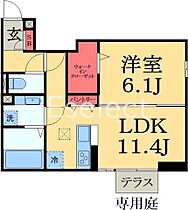 千葉県大網白里市駒込（賃貸アパート1LDK・1階・43.08㎡） その2