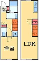 千葉県大網白里市南横川（賃貸テラスハウス1LDK・2階・46.94㎡） その2