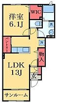 千葉県茂原市下永吉（賃貸アパート1LDK・1階・50.12㎡） その2